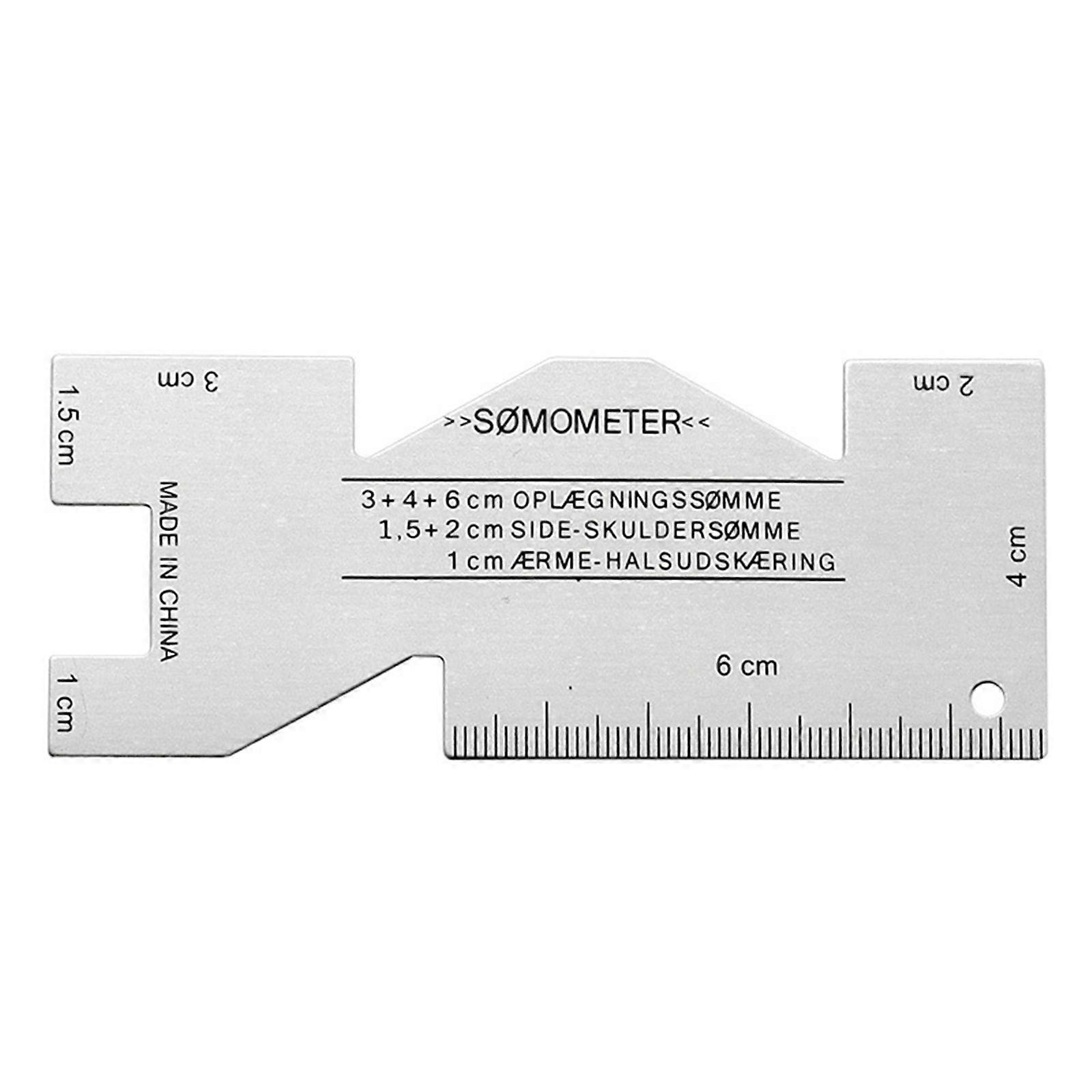 Tailor Tools Sewing Ruler Professional Thickness Measuring Gauge Irregular Quilting Ruler for Patchwork Sewing Tailor