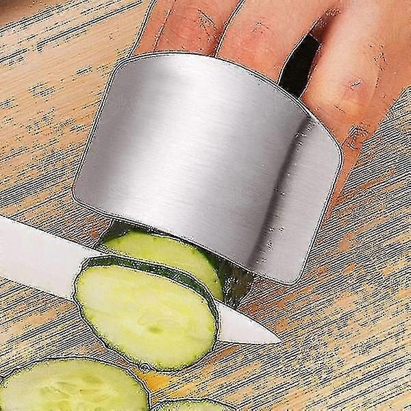 Cortador de verduras de acero inoxidable Protector de mano Protector de dedos Protector de dedos