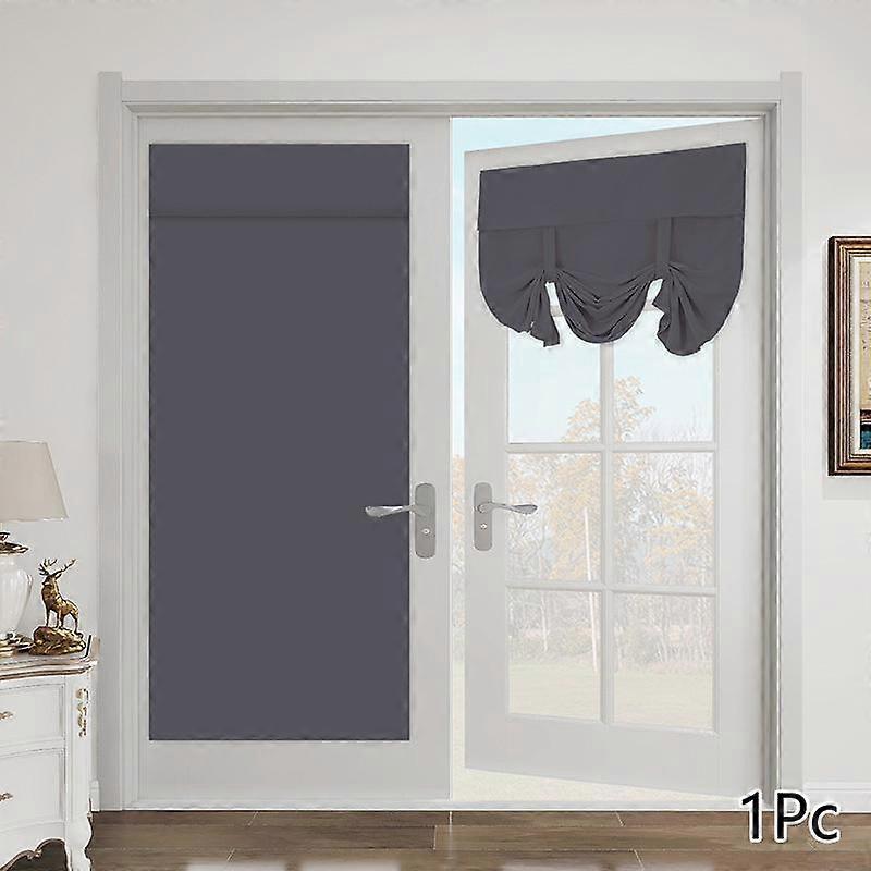 1PC Living Room Tie Up Shade Window Panels Door Curtain Blackout Door Curtain Polyester Home Decor