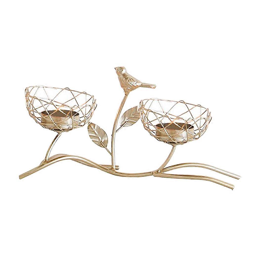 Candle Holder Bird Stand Candlestick for