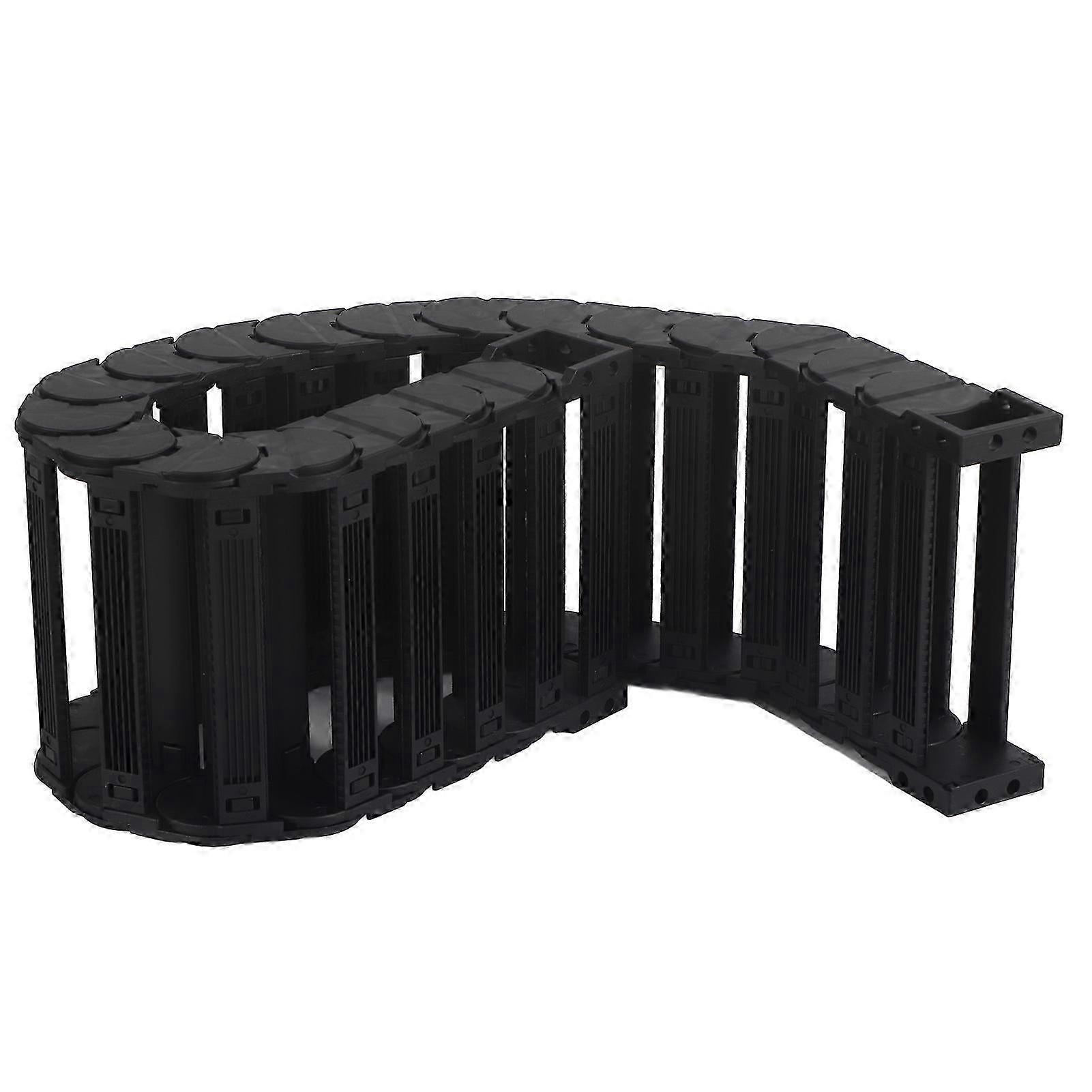 Cable Drag Chain Low Noise Series Nylon Wire Carrier Detachable Assembly 0.7 MeterD30 x 125