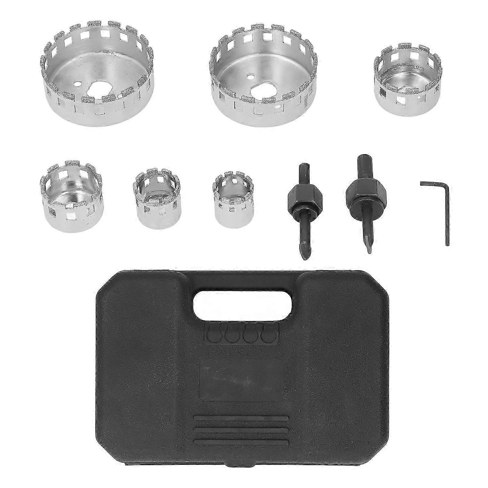 Brazing Hole Saw Set with Positioning Center Drill High Speed Steel Diamond Hole Opener Tools