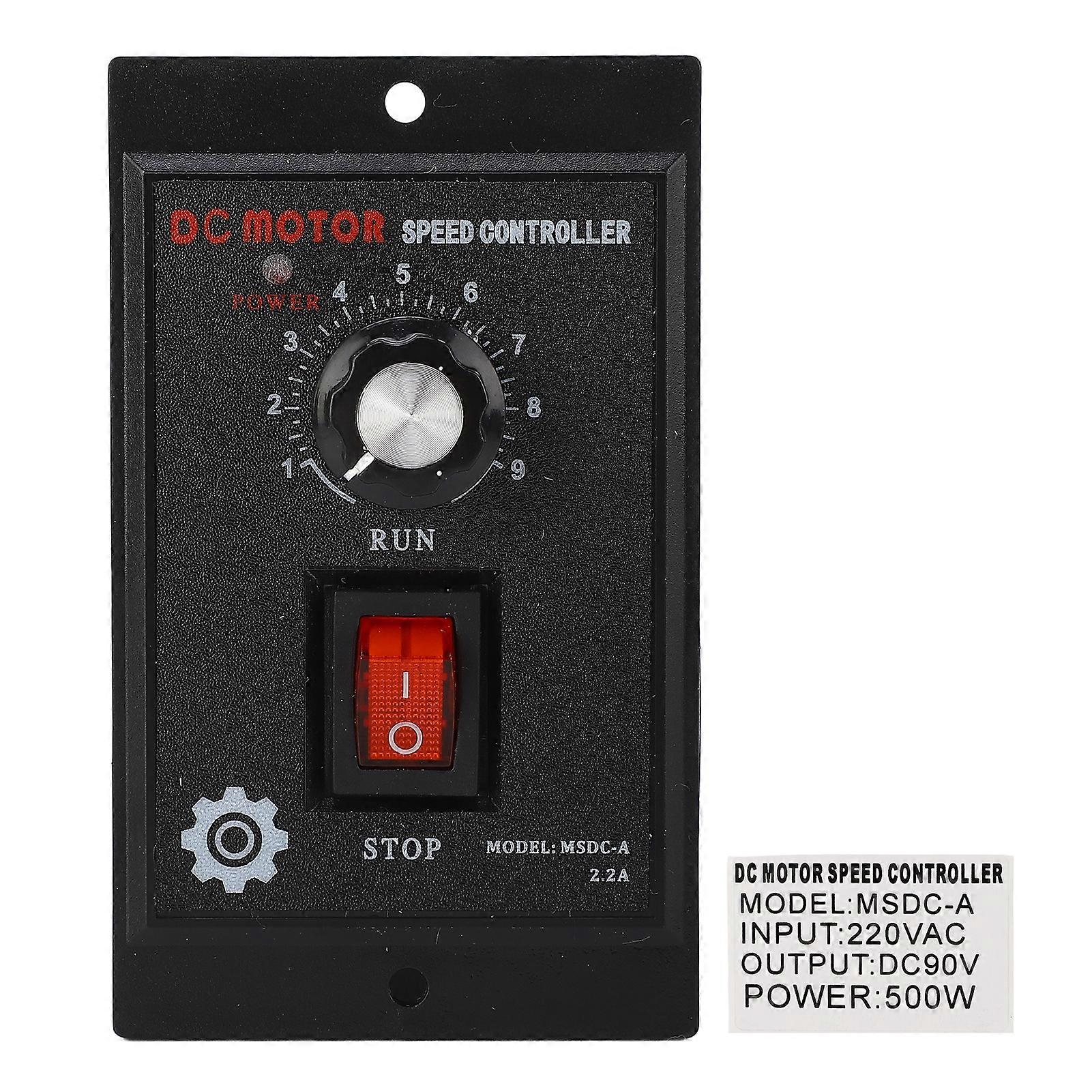 Ελεγκτής ταχύτητας DC μηχανών 220V διακόπτης ελέγχου ρυθμιστών μηχανών συνεχούς ρεύματος εισόδου 90V DC