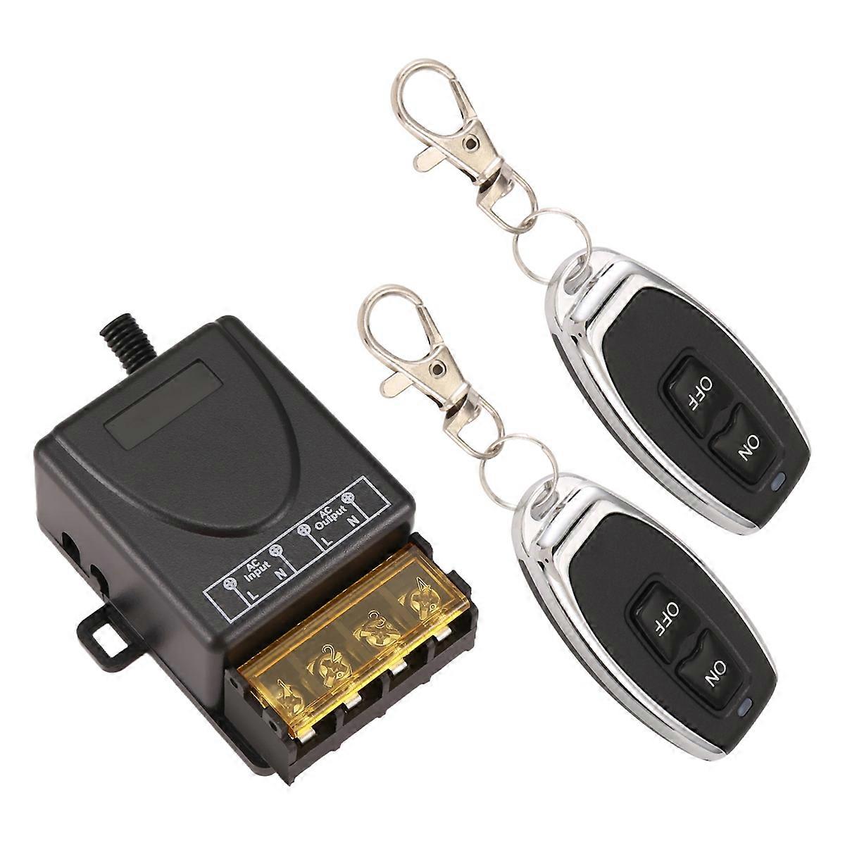 AC 220V 30A 1CH 433MHz Wireless Remote Control Switch RF Relay Receiver ...