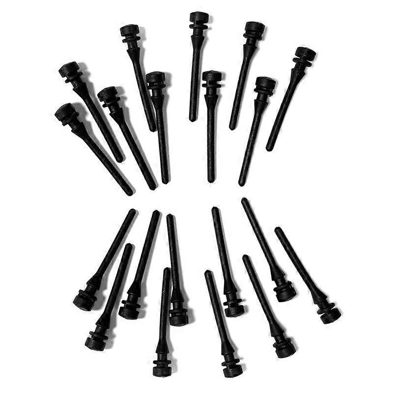 20Pcs Black PC Fan Rubber Screw Damping Nail Vibration Rivet