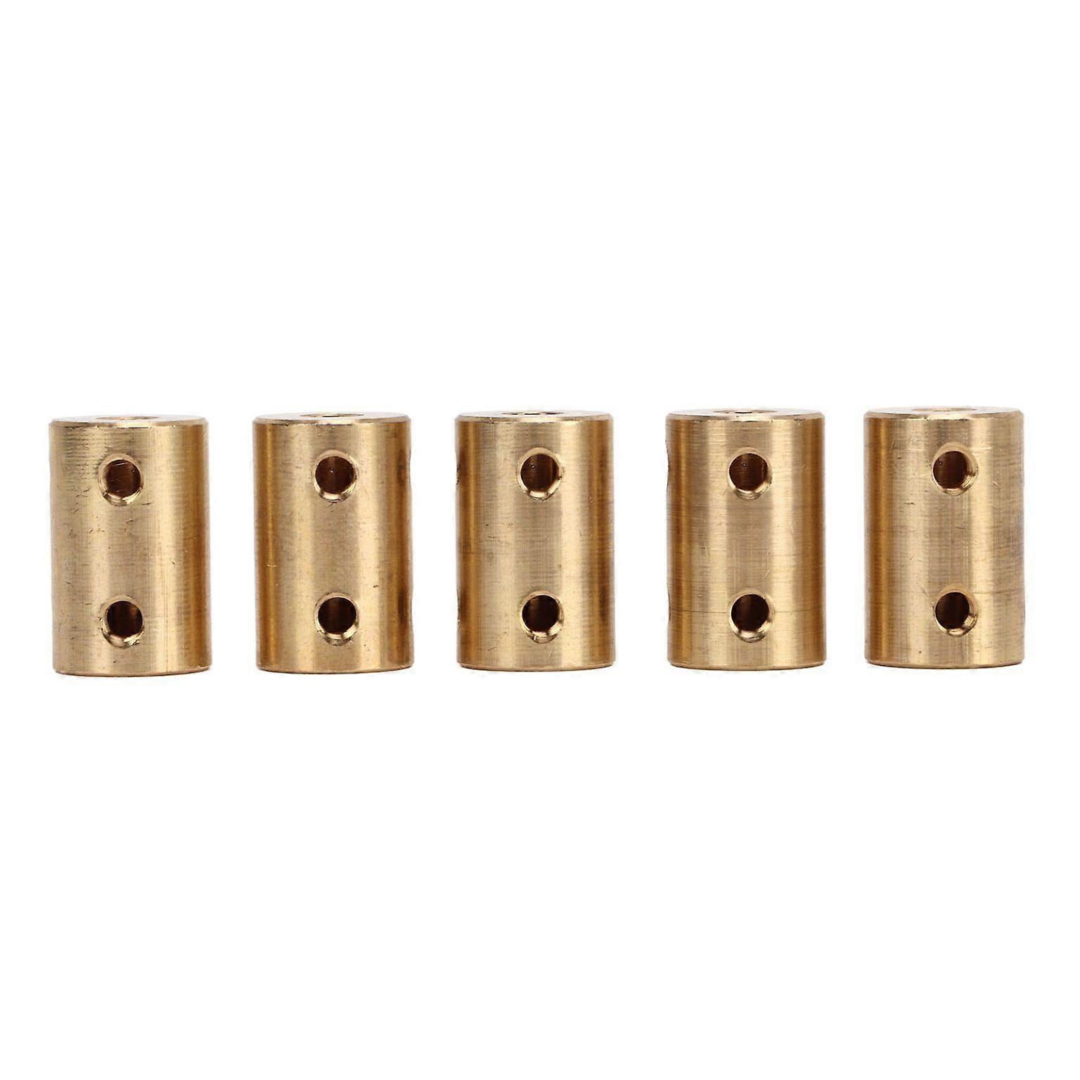 5 Pcs Bore Rigid Coupling - 22mm Length, 14mm OD, 5-8mm ID