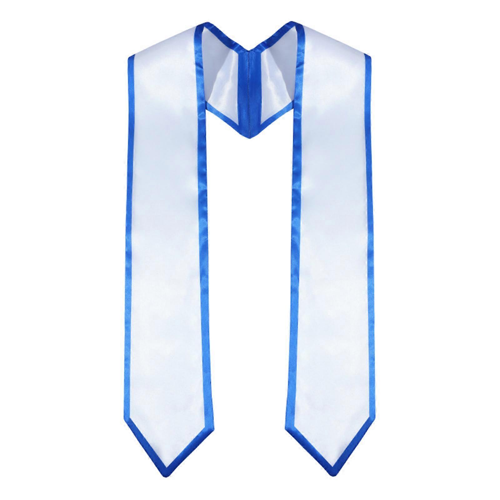 卒業式のための卒業ストールサッシ69インチ卒業名誉ストール聖職者合唱ストールサッシ大学教会の白い背景