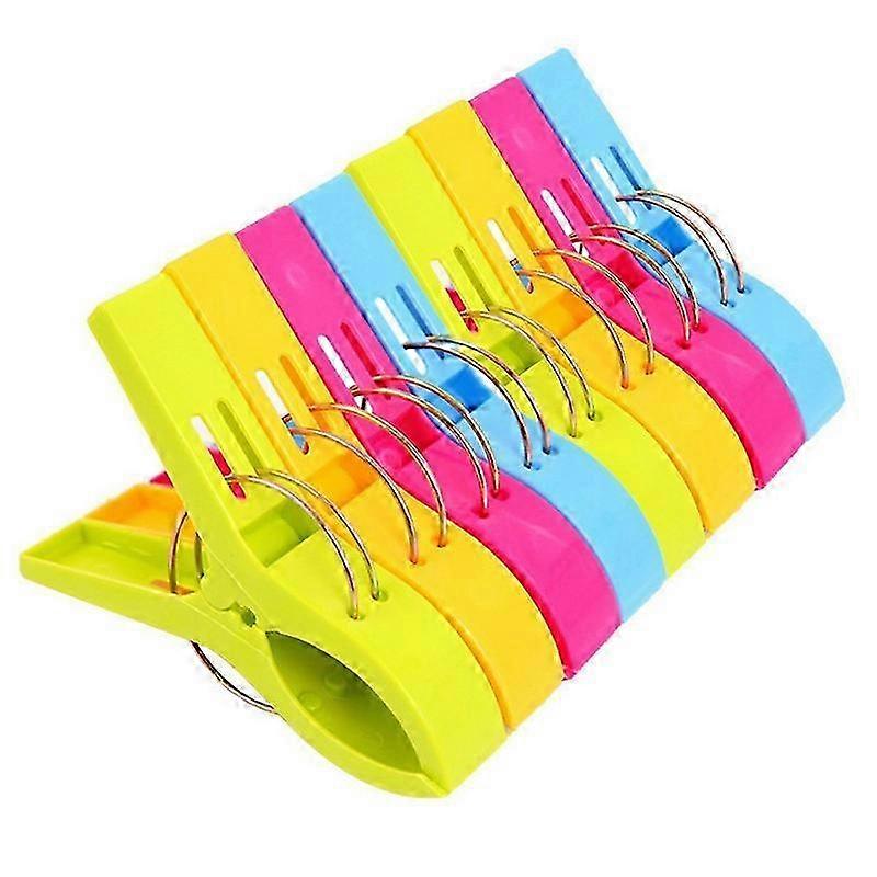 Beach Towel Clips for Beach Chairs, Durable Towel Clips for Cruise, Adjustable and Lightweight Clips, 4-Pack