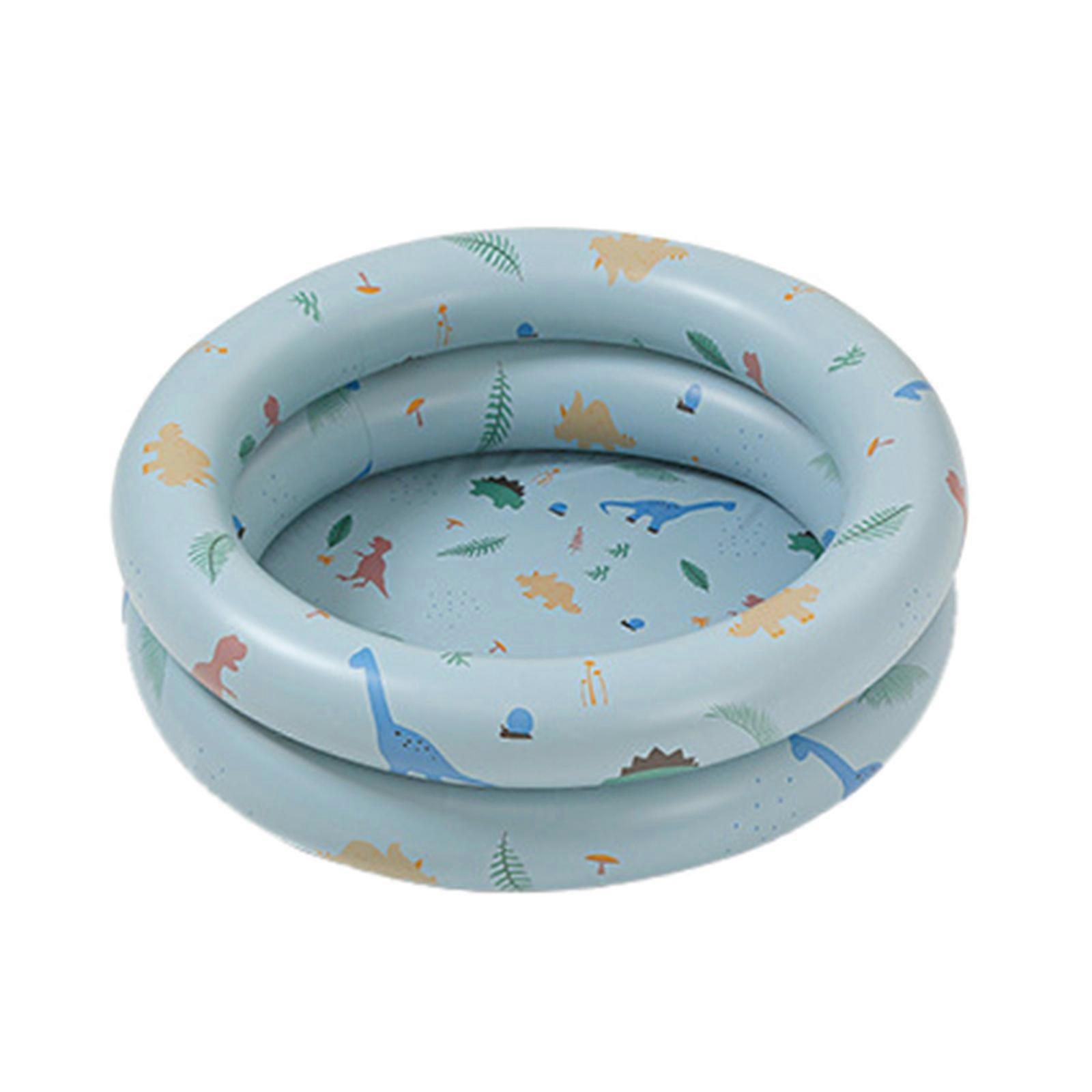 Inflatable Baby Kiddie Pool Kids Paddling Pool Toddler Swimming Pool Blow-Up Ball-Pit Pool Blow- Up Infant Wading Pool 150cm
