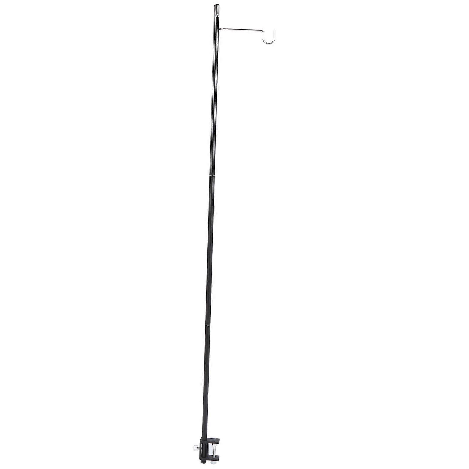 Camping Lantern Stand Aluminum Alloy 100.5cm Foldable Hook Pole