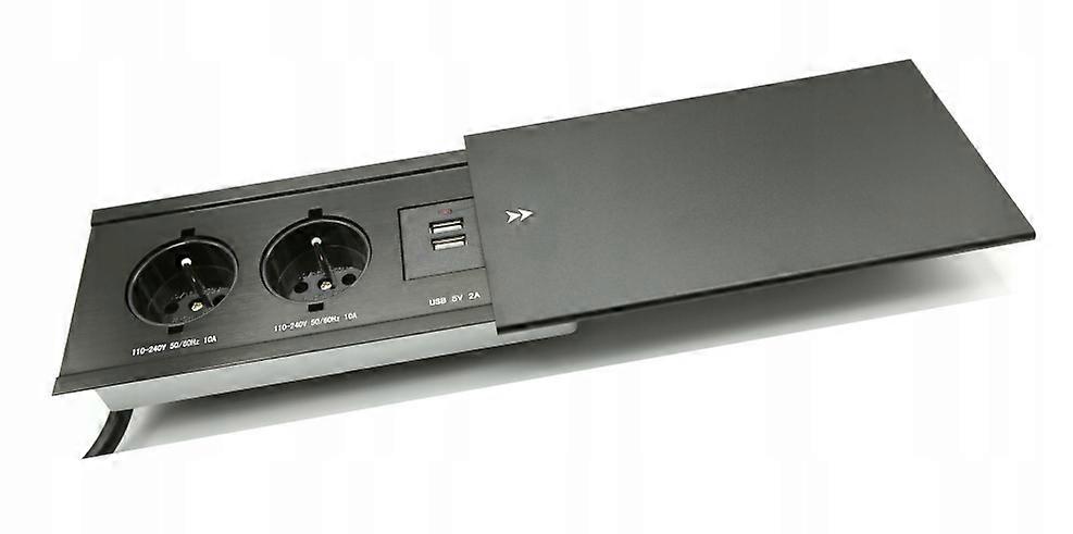 Electrical Socket, Usb Countertop Smartt Black