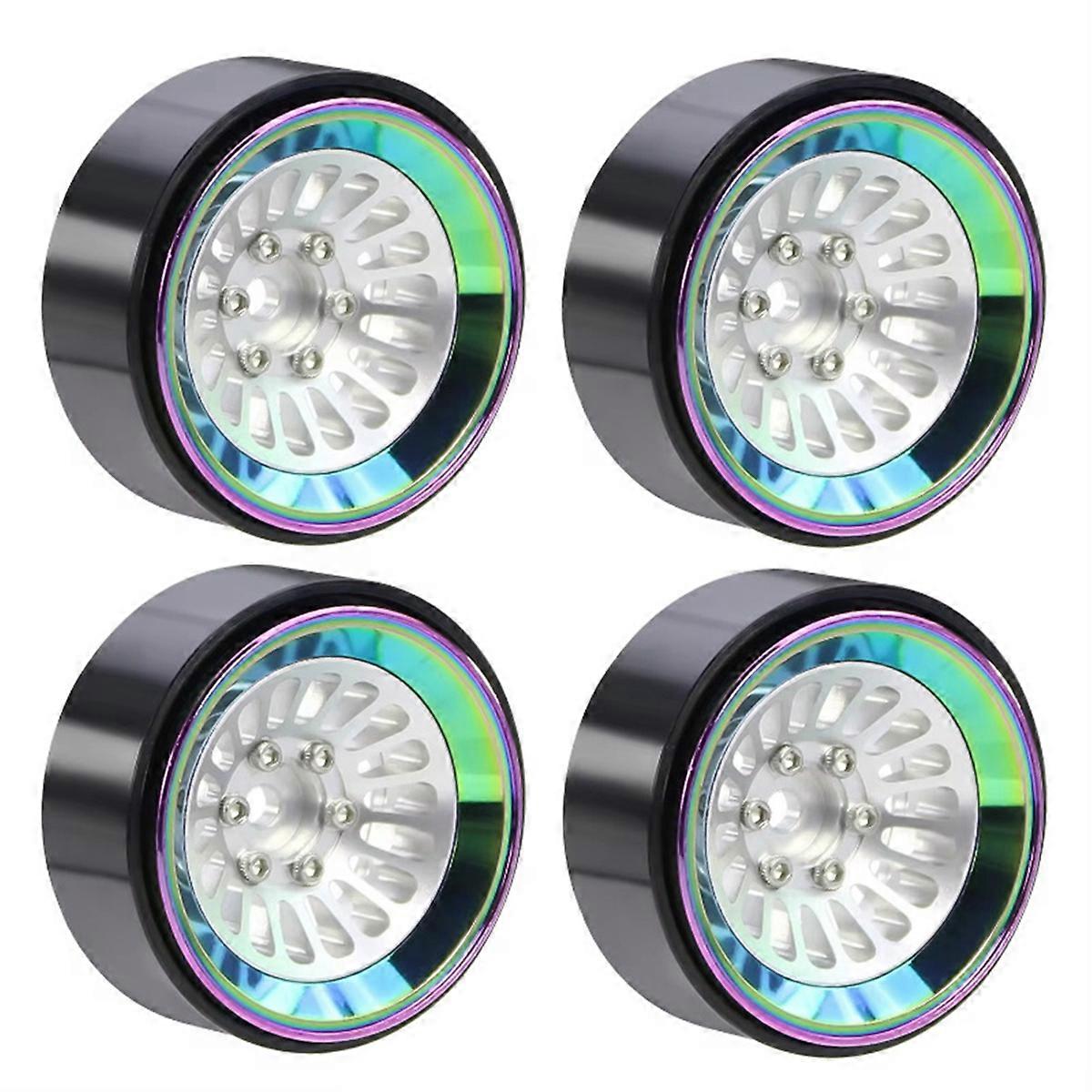 For 1/18 Trx4m 1/24 Scx24 Fms24 Rc Crawler Wheel Hub silver