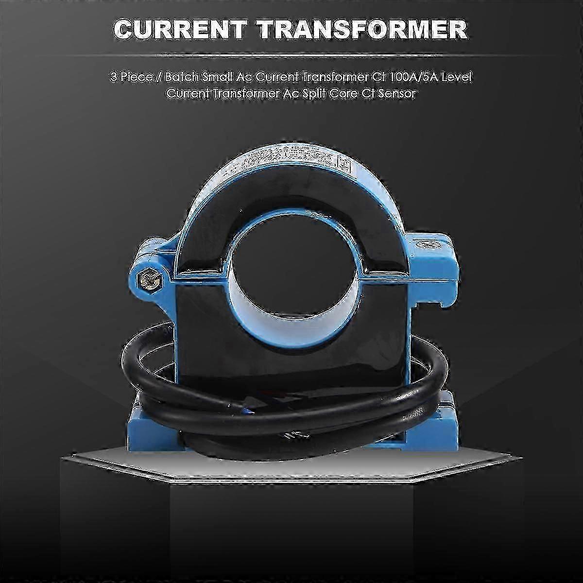 3 Piece / Batch Small Ac Current Transformer Ct 100a/5a Level Current Transformer Ac Split Core Ct Sensor