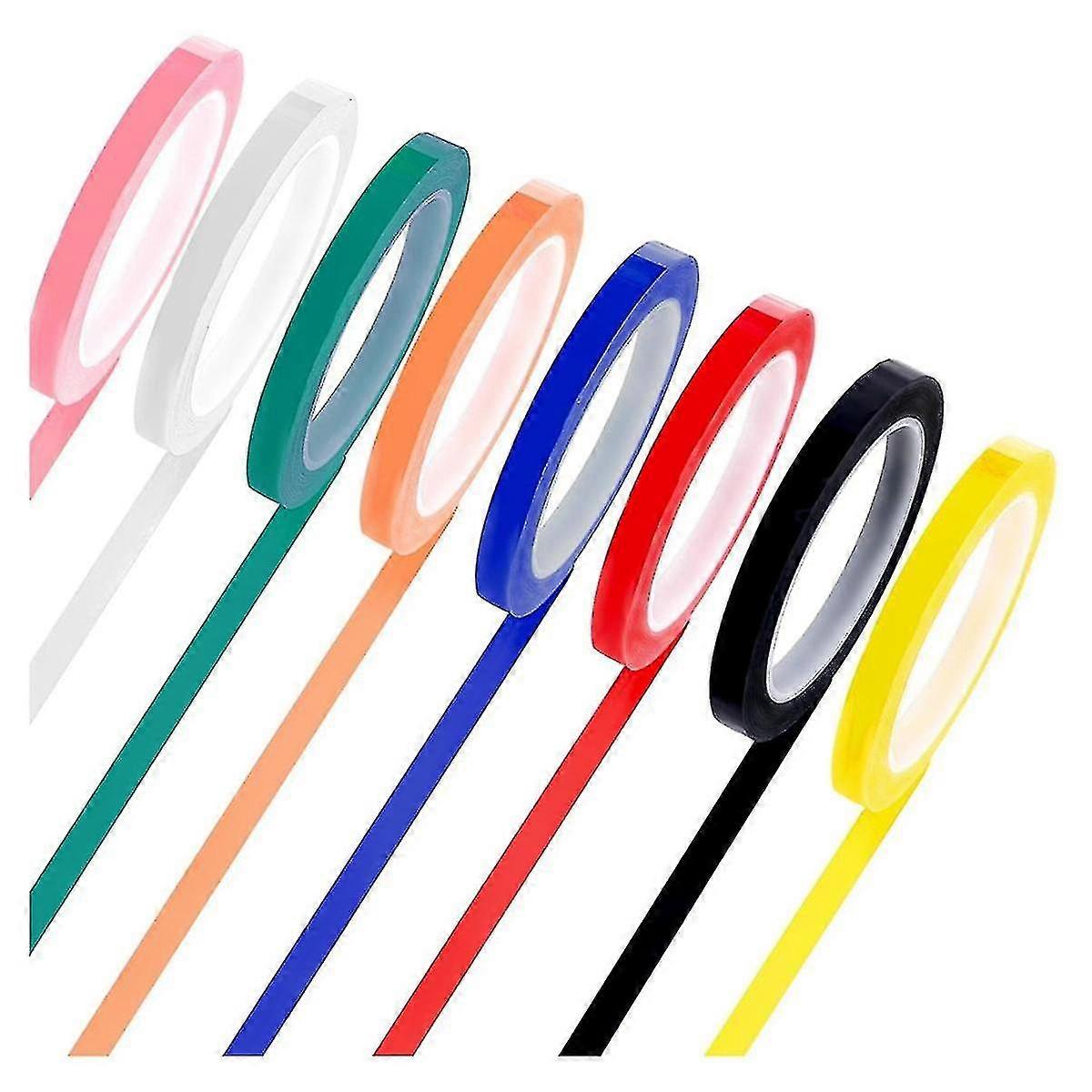 Identification Tape for Instruments 8 Rolls Assorted Colors 216 Ft Length x 0.4 In Width Autoclavable up to 270 Degrees Fahrenheit - DYDZ