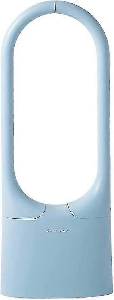 Toilet Brush and Container - with Quick Dry Holder - Blue