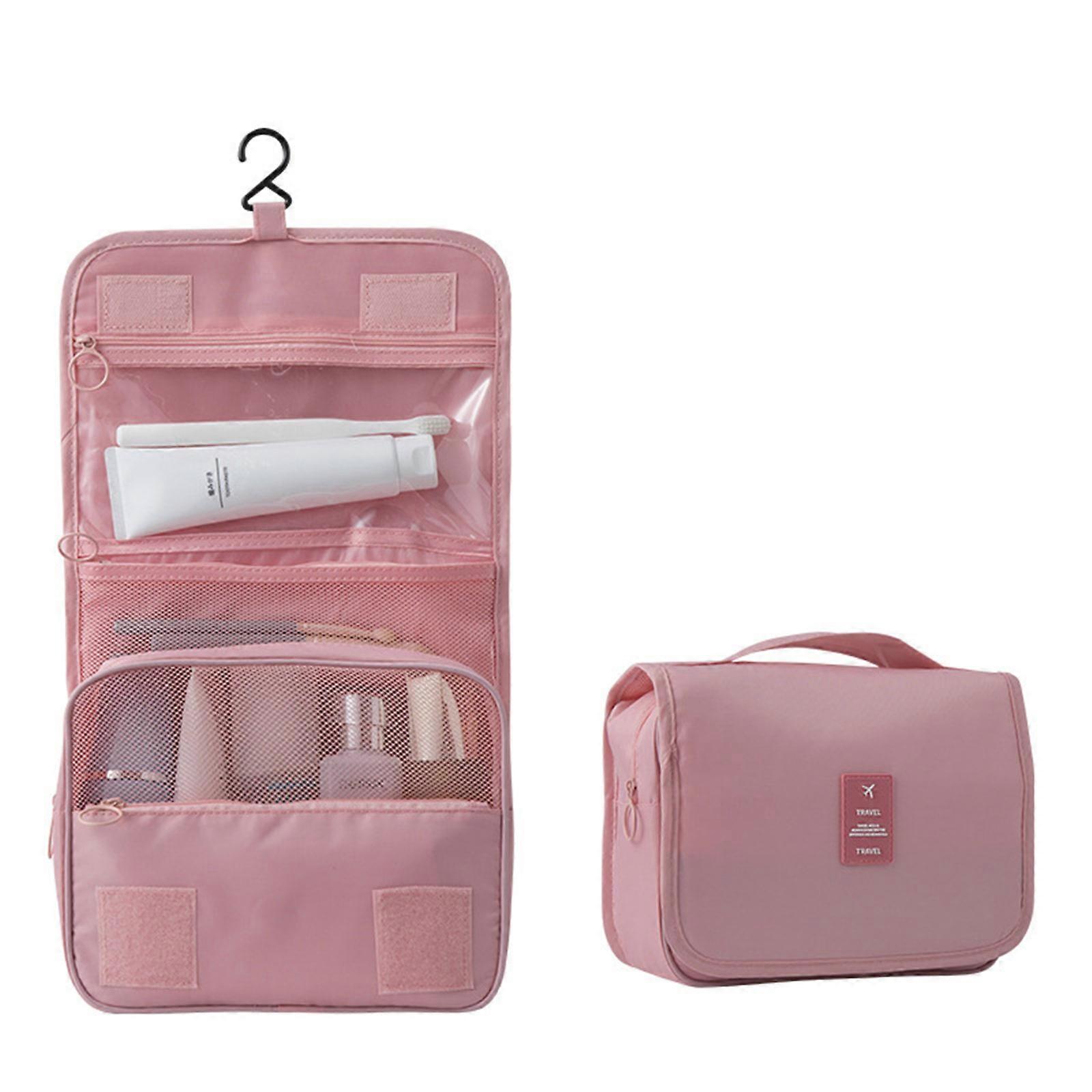 Large Travel Toiletry Bag with Hook Trendy and Convenient Organizer Waterproof Toiletry Bag with Multiple Compartments Watermelon Red