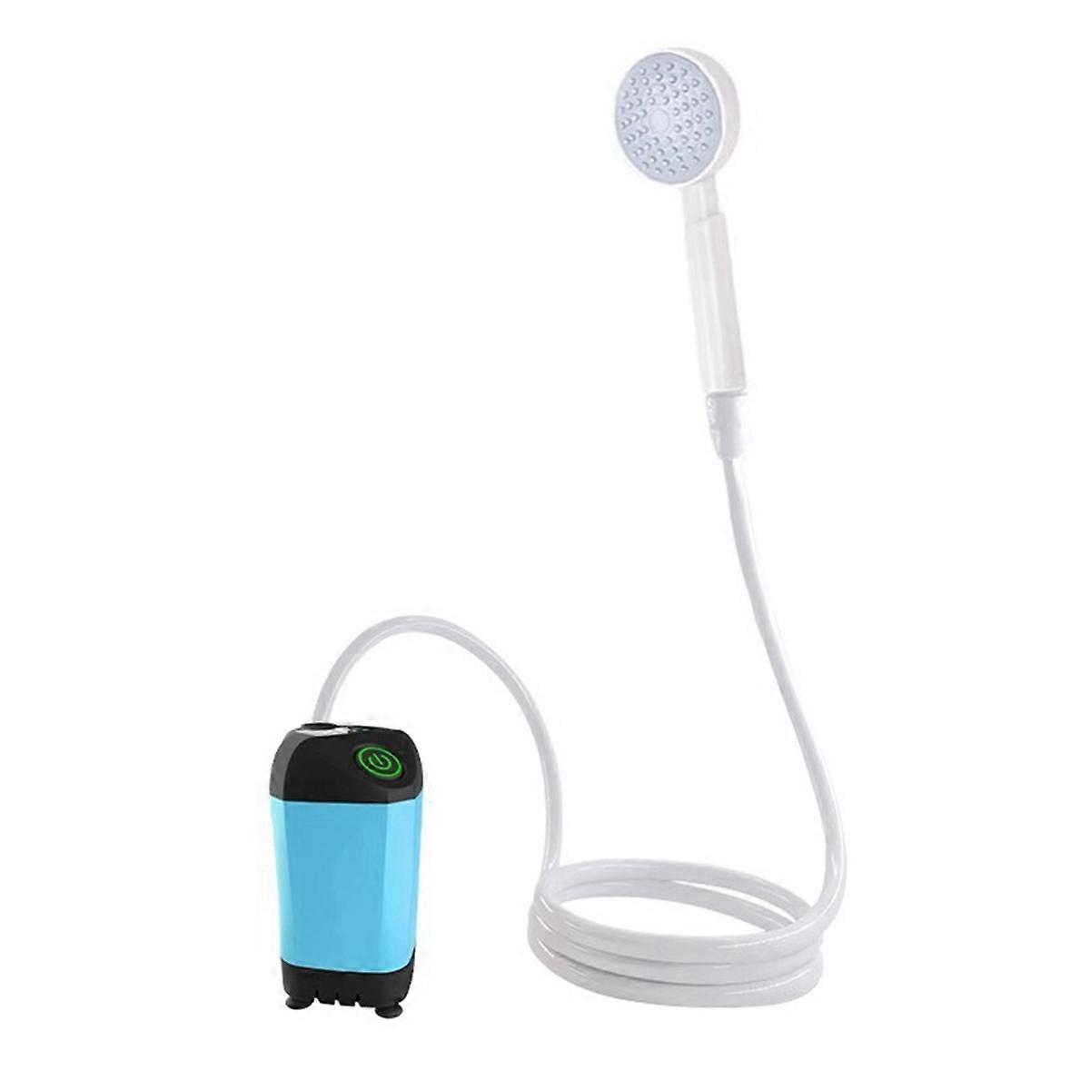 Blue 4800mAh Bathing Artifact Simple Electric Shower in Field Dormitory Rural Household Shower Unco