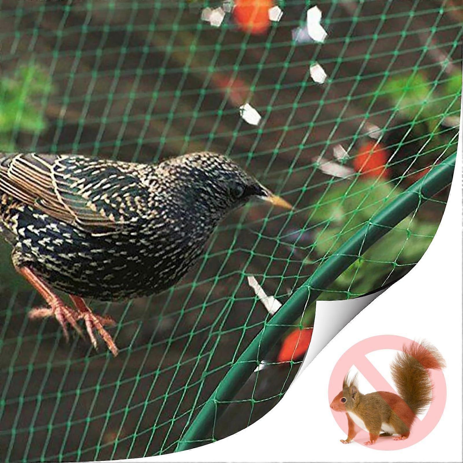 Anti-Bird Squirrels Fence Netting 4x10m for Garden Protection, Reusable Crop Trellis Netting for Blueberry Bushes and Ponds