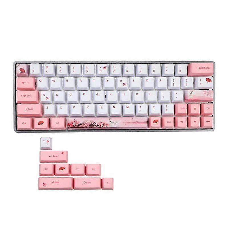 Keycap Dye Sublimering OEM Profil Mekanisk tastatur PBT Keycap 73Keys / Set
