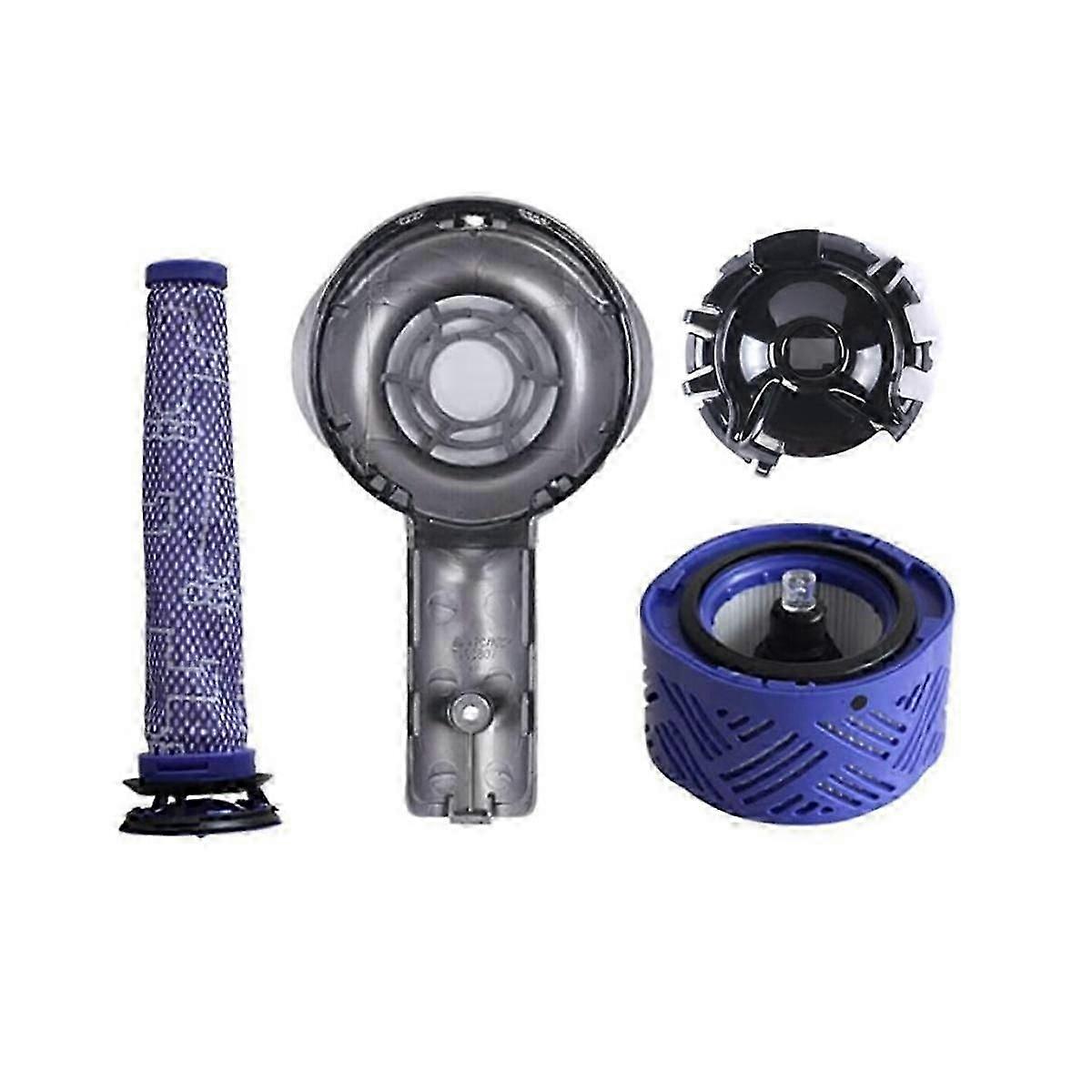 Motor Rear Cover + Pre&Post HEPA Filter for V6 DC58 DC59 DC62 DC72 DC74 Vacuum Cleaner Upgrade Repl