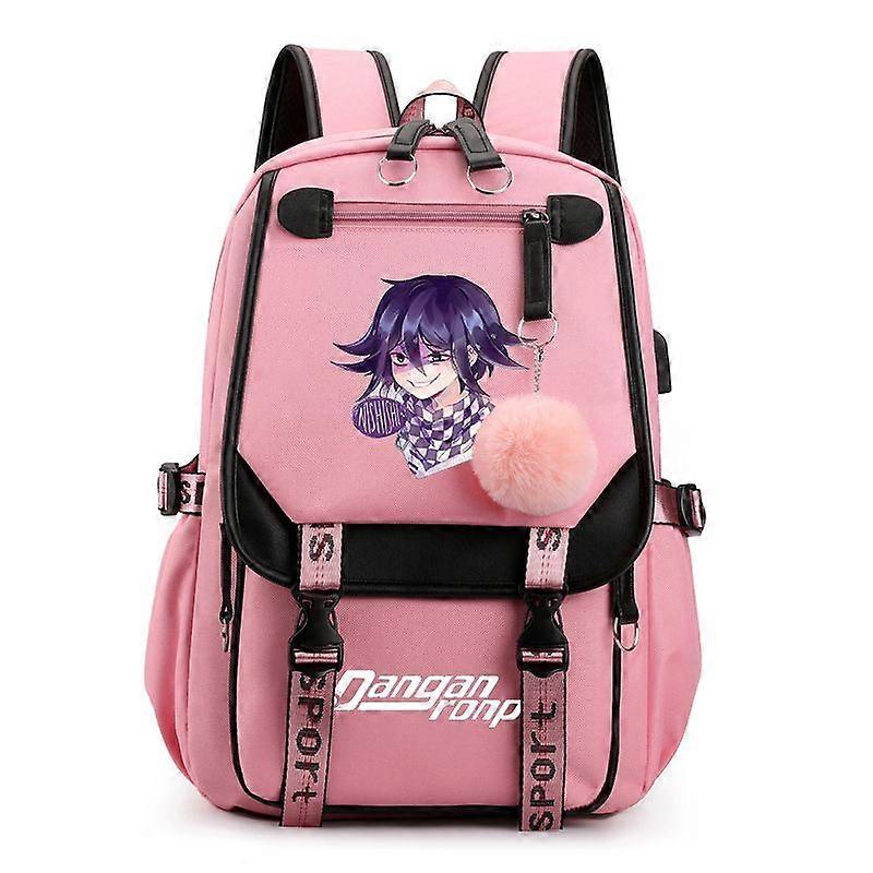 Anime Danganronpa Dangan Ronpa Monokuma Nylon Backpack Large Capacity Student School Bag Mochila Feminina Travel Backpack