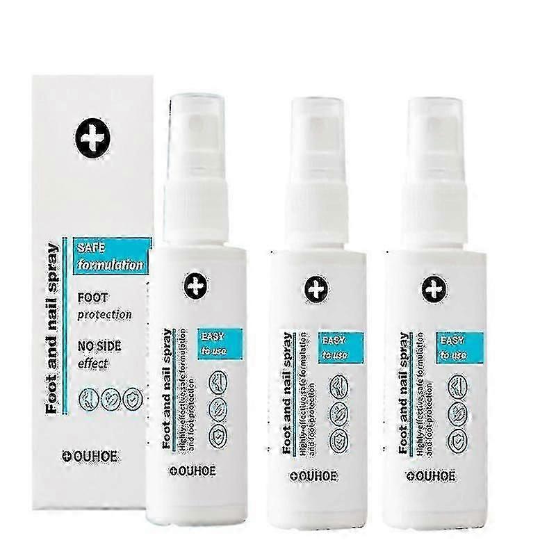 3pcs Foot And Nail Spary, Natural And Powerful Foot Care