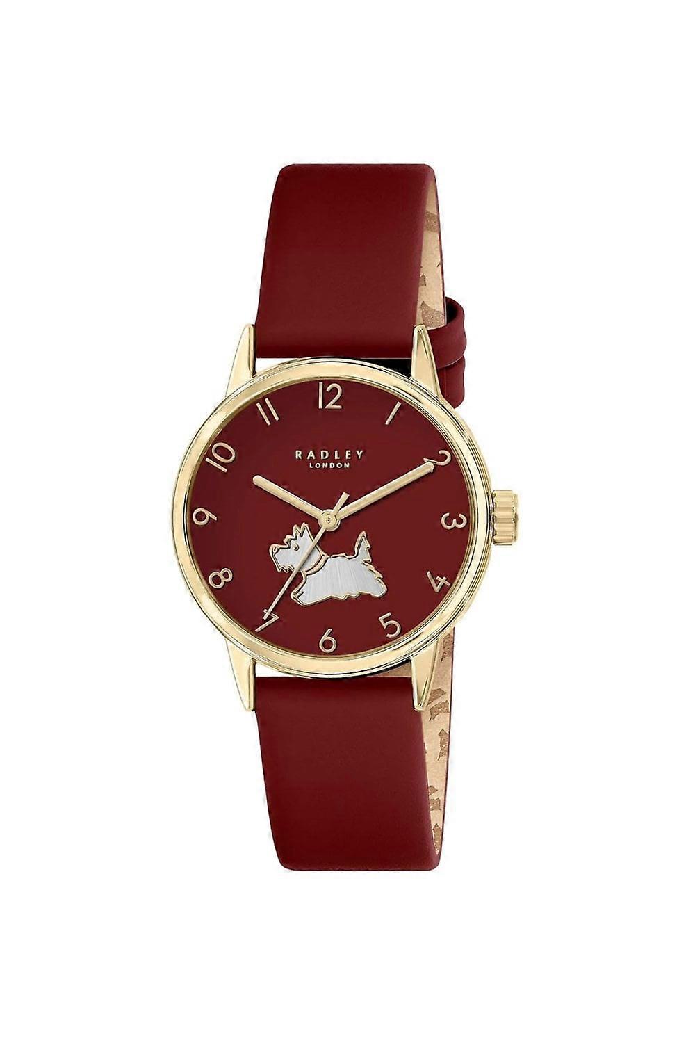 Women's Radley Ladies Gold Tone Case Leather Strap 31mm Watch RY21812A