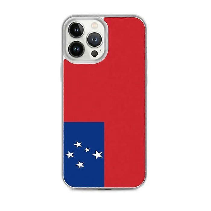 iPhone Case - Samoa - Flag - Flexible - Multicolor - Compatible with iPhone 13 Pro Max