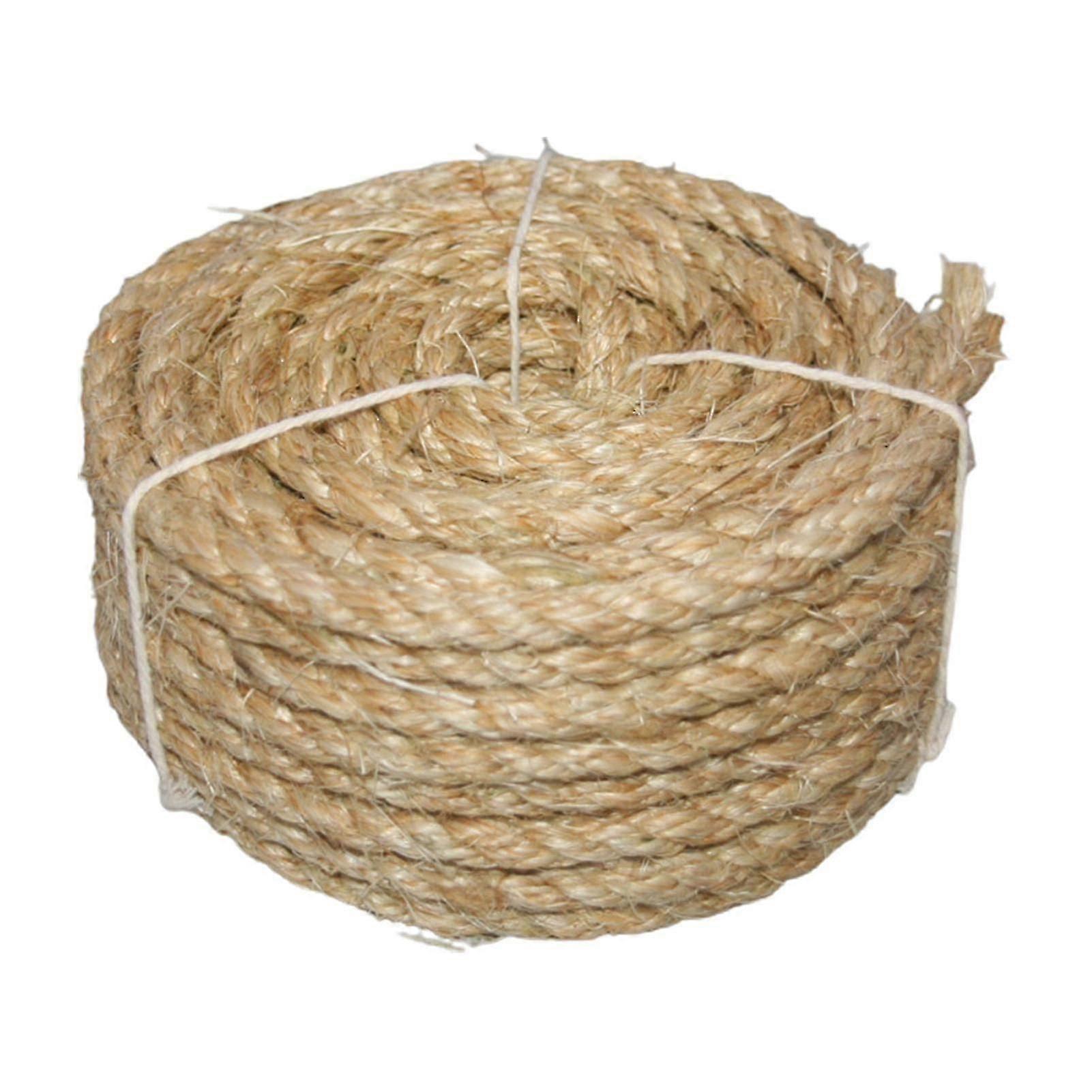 Natural Sisal Rope Heavy Duty Cat Scratcher Replacement Twine For Cat Scratching Post Diy Crafts Gardening