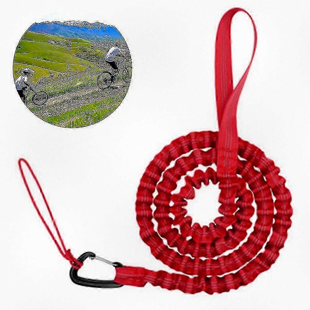 1 Pcs Bicycle Towing Rope for Kids, Bungee Attachment for Kids' Bikes, Mountain Bike Tow Strap for Pulling and Riding with Additional Comfort Features