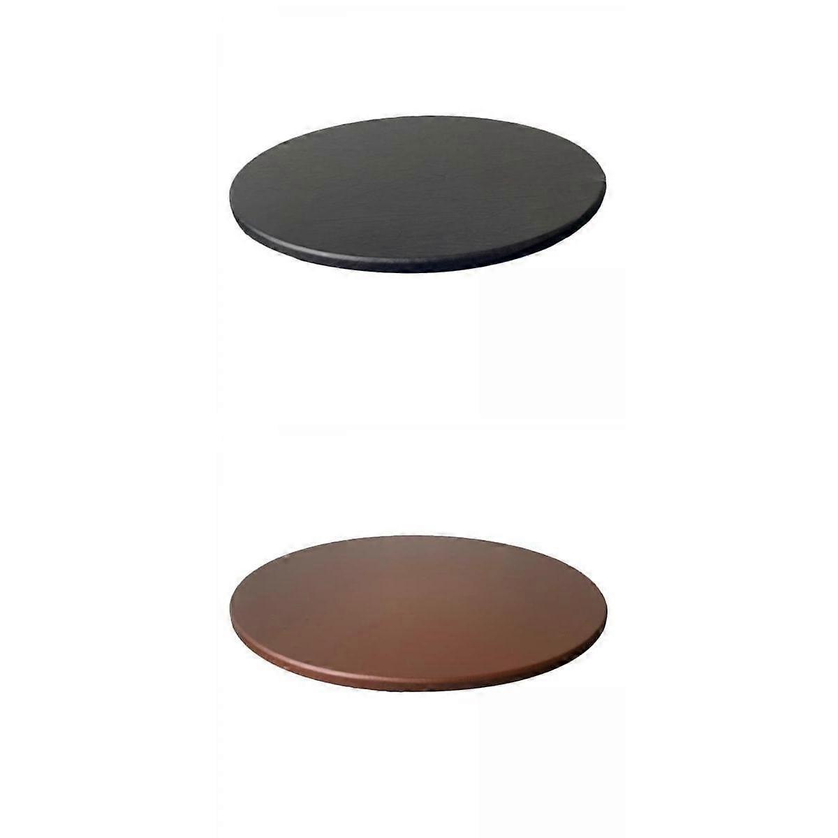 2Pcs Round Table Cover Cloth Tablecover Polyester Edeged Outdoor