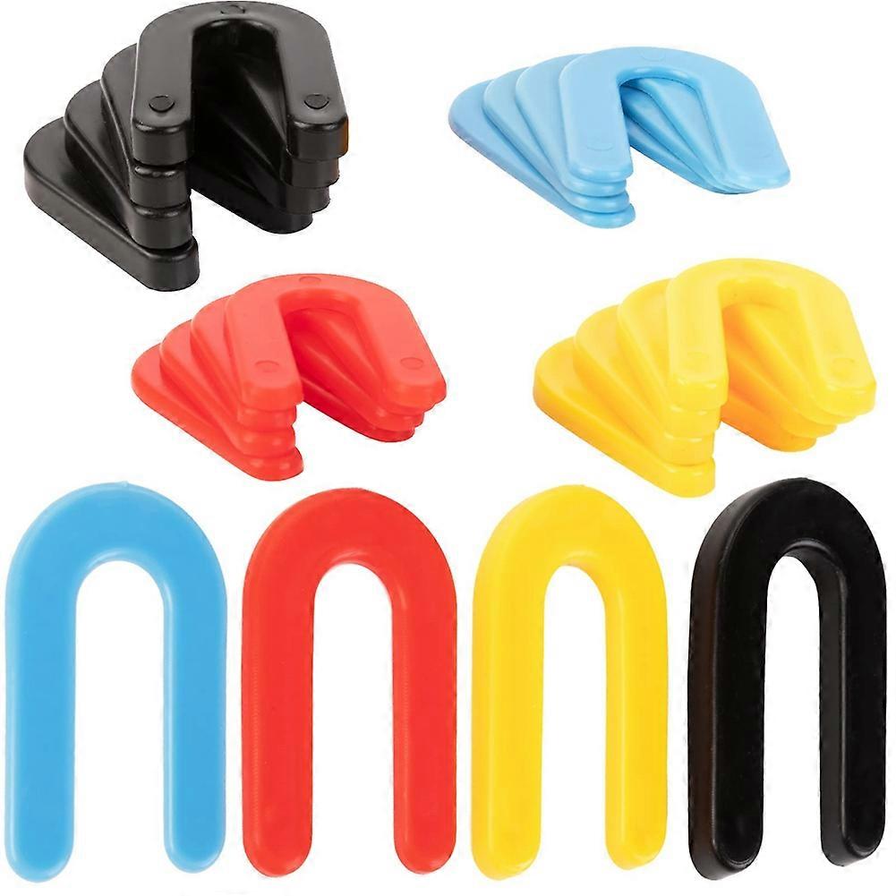 240 Packs Plastic Shims Horseshoe U Shaped Tile Spacer Shims