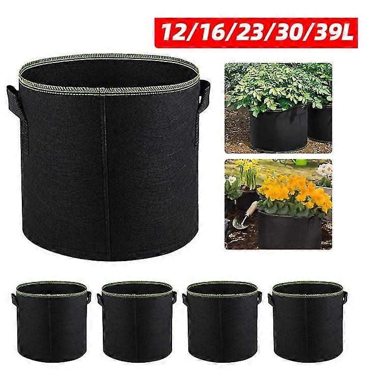 5 قطع 3-10 جالون تنمو أكياس شعر النبات تنمو وعاء البطاطس الطماطم حقيبة زراعة