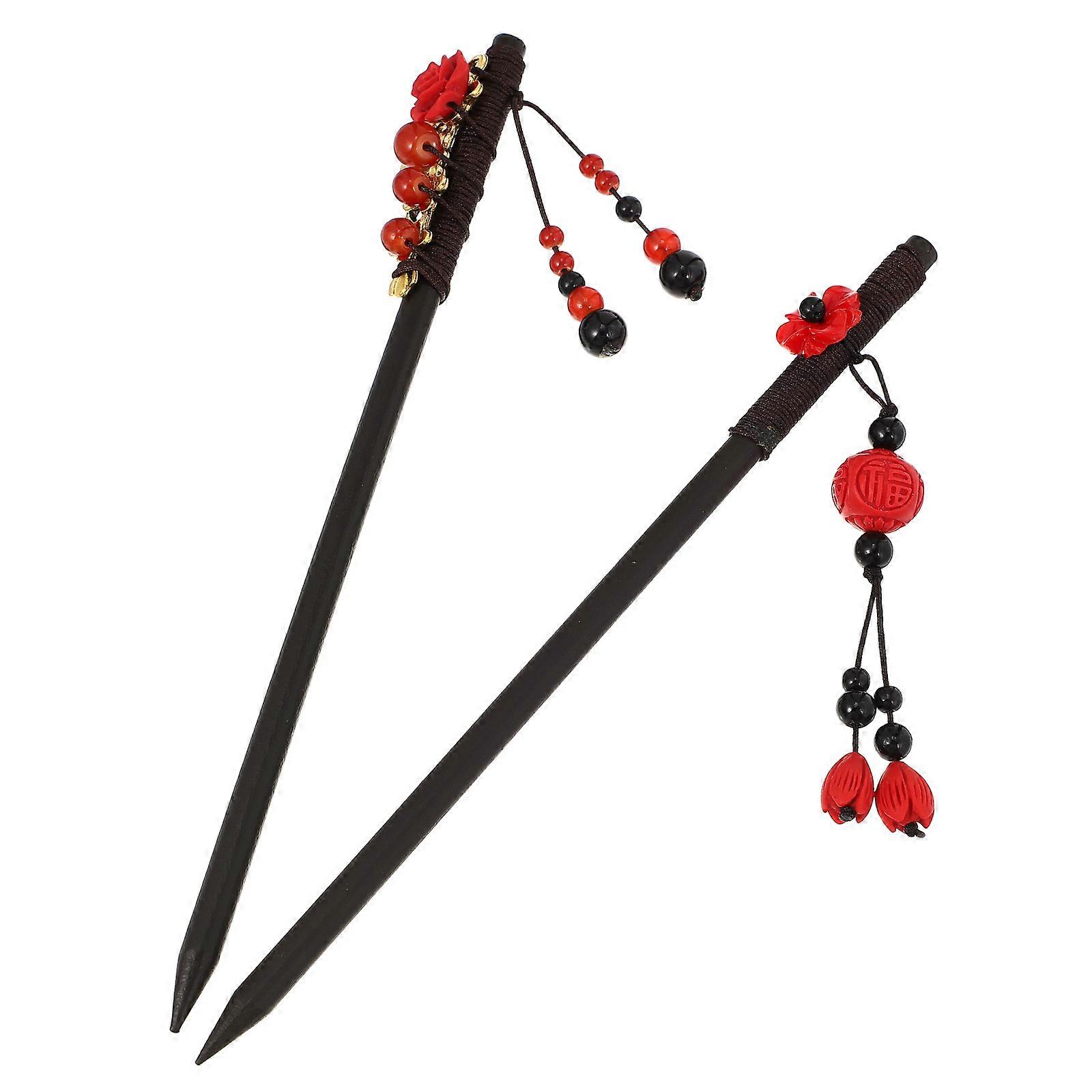 Classic Wood Hair Pin, Retro Solution for Stylish and Practical Use