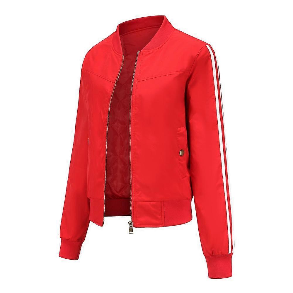 Women's Short Flight Suit Jacket Spring and Autumn Quilted Jacket