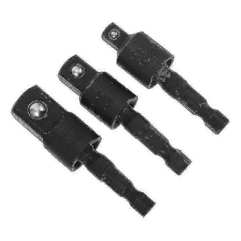 5.8X1.5cm Black Wrenches 1 Set Rotatable Universal Joint Swivel Socket Set Socket To Drill Adapter