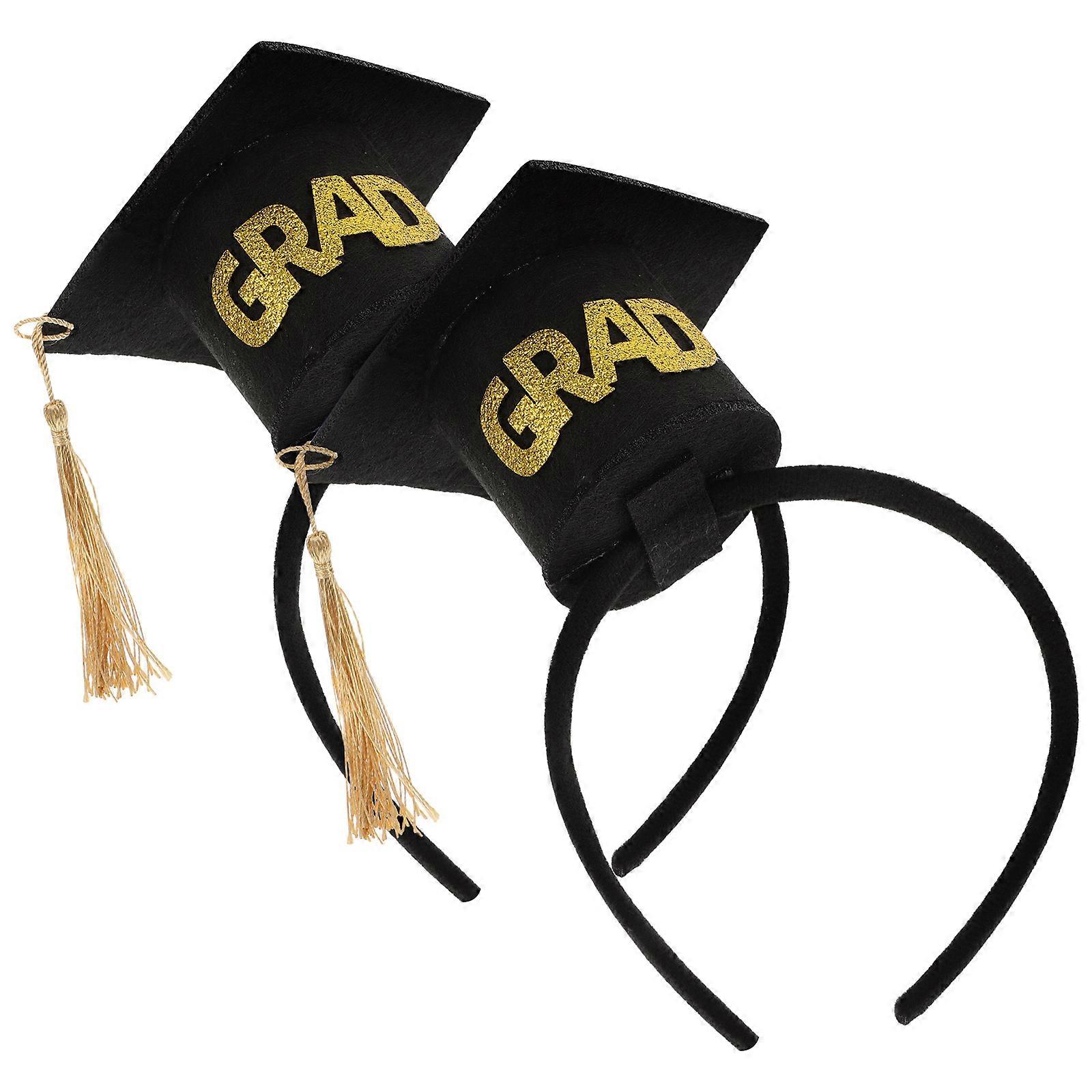 Here's a polished and engaging product description for your **2pcs Graduation Headbands with Tassel**:
🎓 **Celebrate in Style with Our