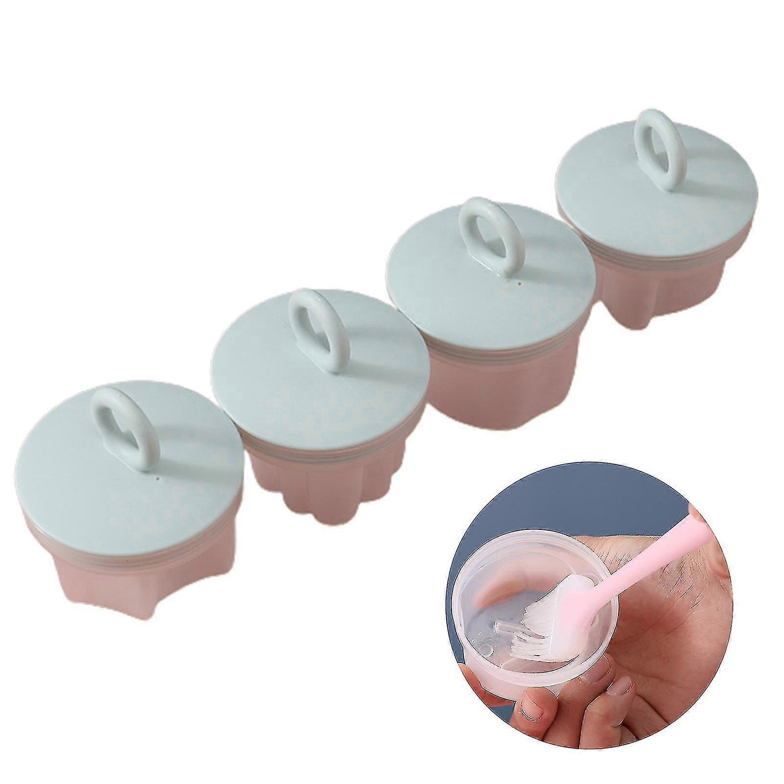 4pcs PP Fruit Shape Egg Mold DIY Easy Release Kitchen Tool - Blue