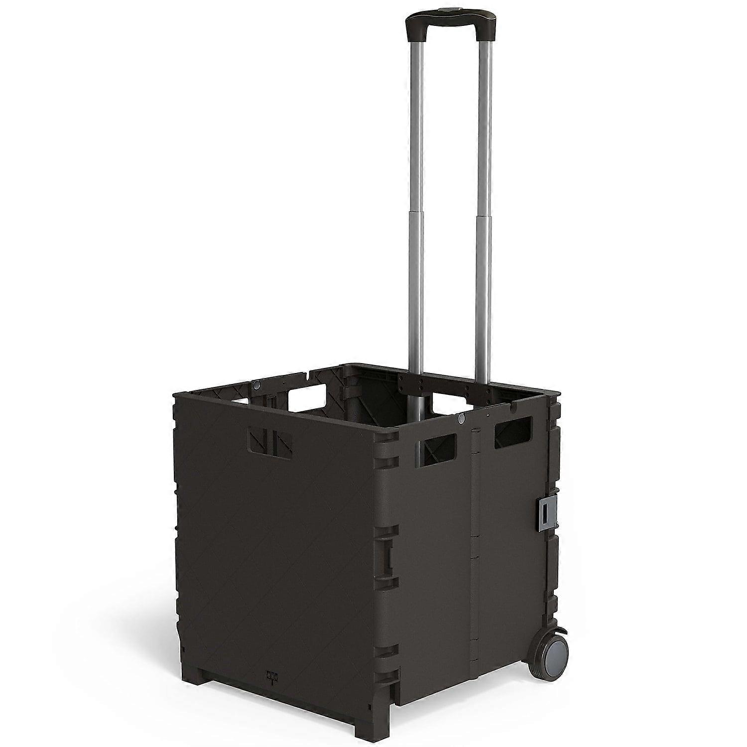 Plastic/Poly Mobile Utility Cart with Dual Wheel Black (ST60714-CC) ST59678-US