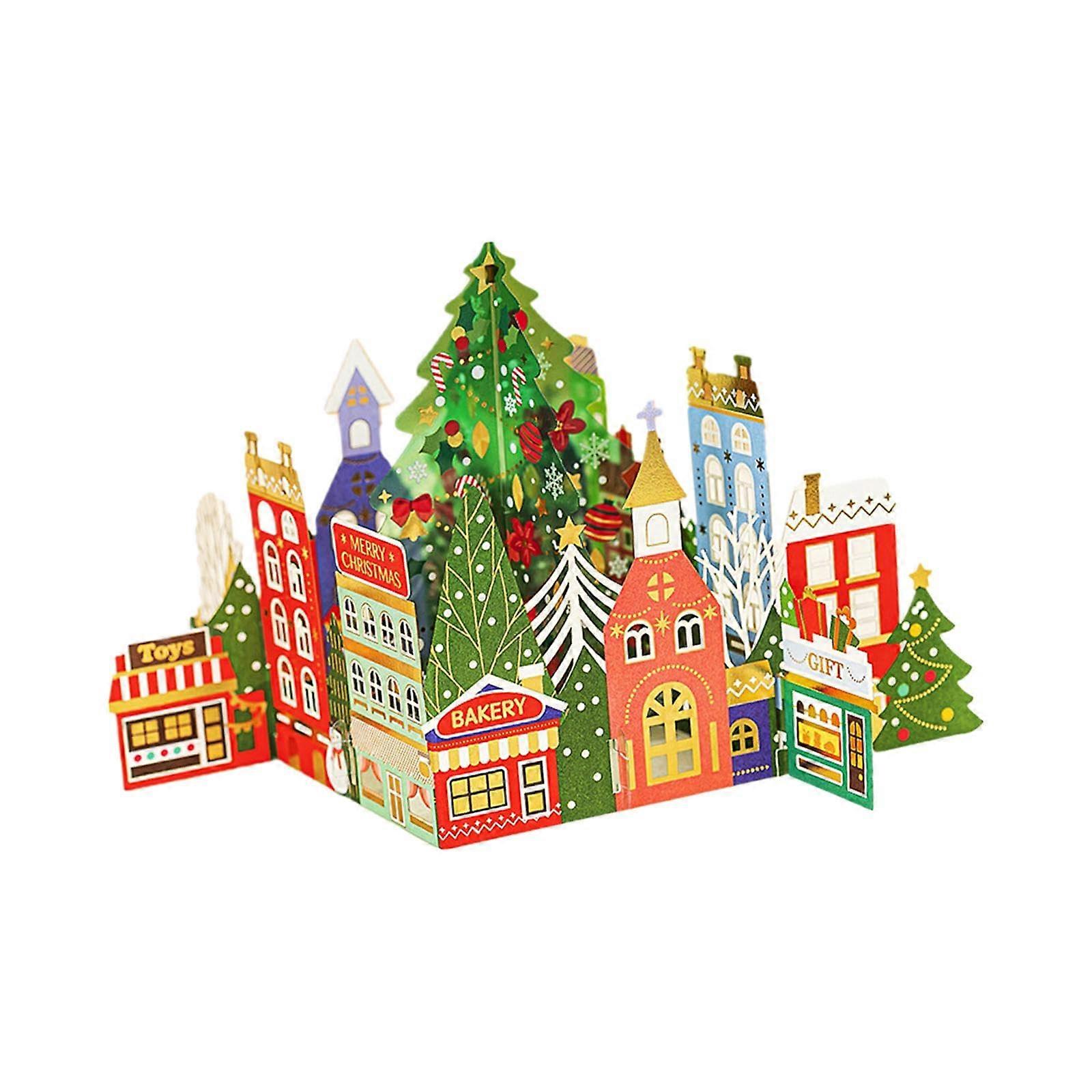 Weihnachtskarten Winter Cards Popup Cards For Housewarming 3D Popup Greeting Card Size 5x7 Inches Matte Finish