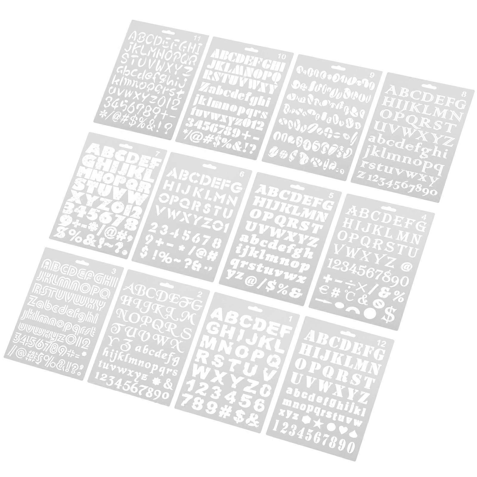 DIY Supplies Stencil Template, Flexible and for Custom Projects