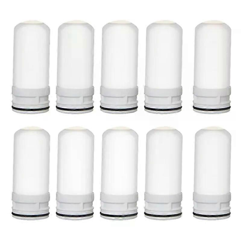 10 PCS Faucet Water Filter Ceramic Replacement Cartridge Remove Practical Durable
