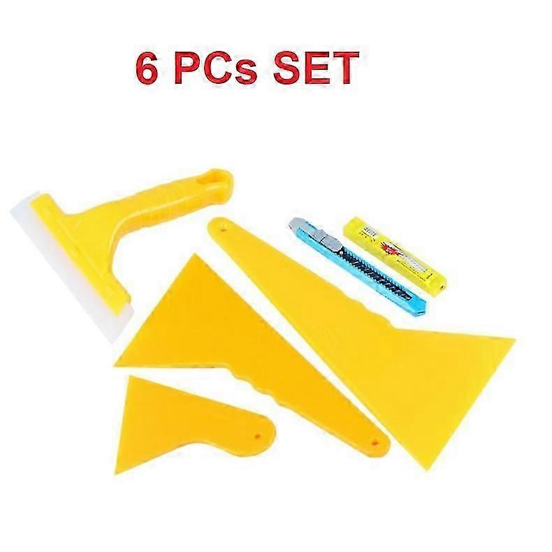 Car Window Tint Tools Kit Film Tinting Scraper Application Installation Fitting - 6 Pcs