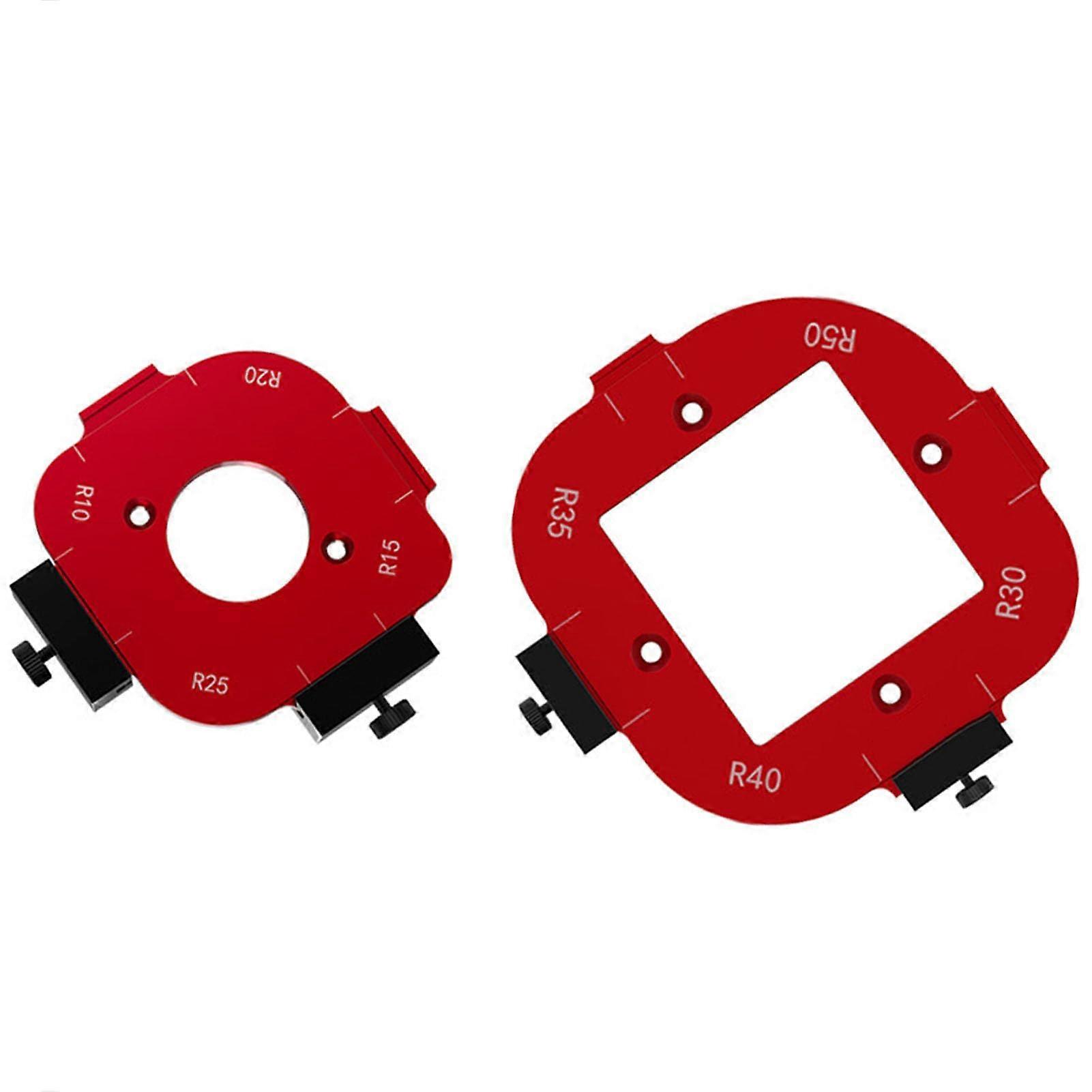 Model with rounded corner radius in multifunctional aluminum alloy for efficient woodworking projects Ref: 6609
