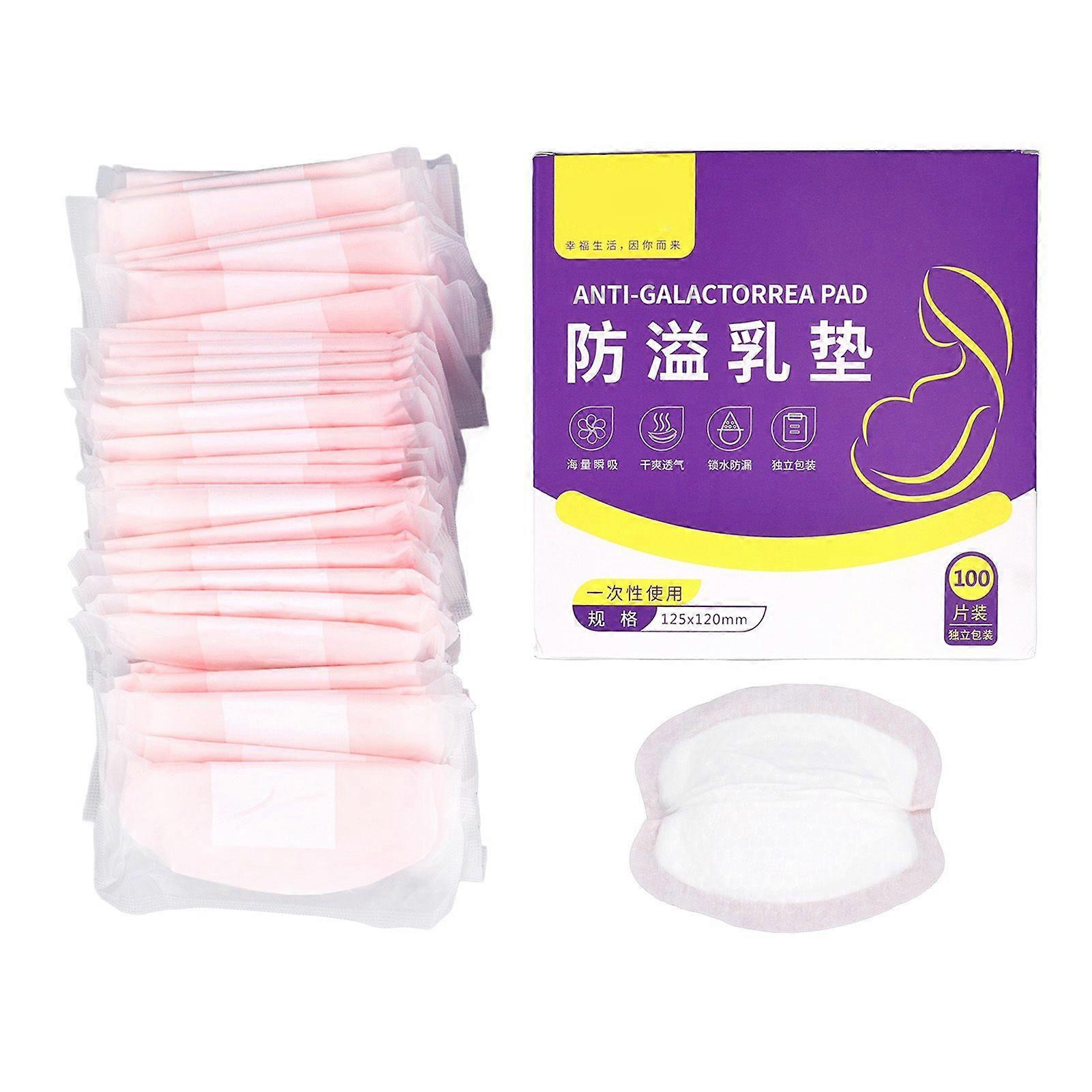 2025 Latest Model 100pcs Disposable Breastfeeding Pads Ultra Thin Super Absorb...