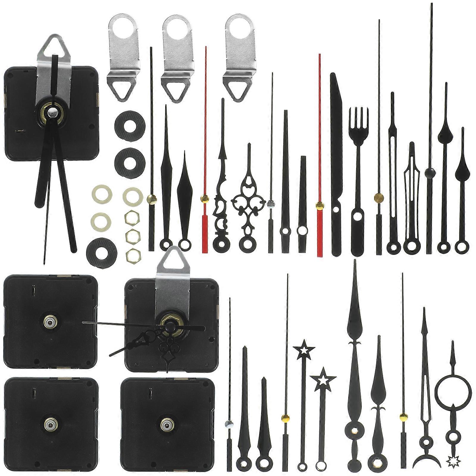 Repairing Clock Mechanism Wall Clock Components Clock Repair Assorted Color 5.5x5.5x3cm Silent Operation 1Set