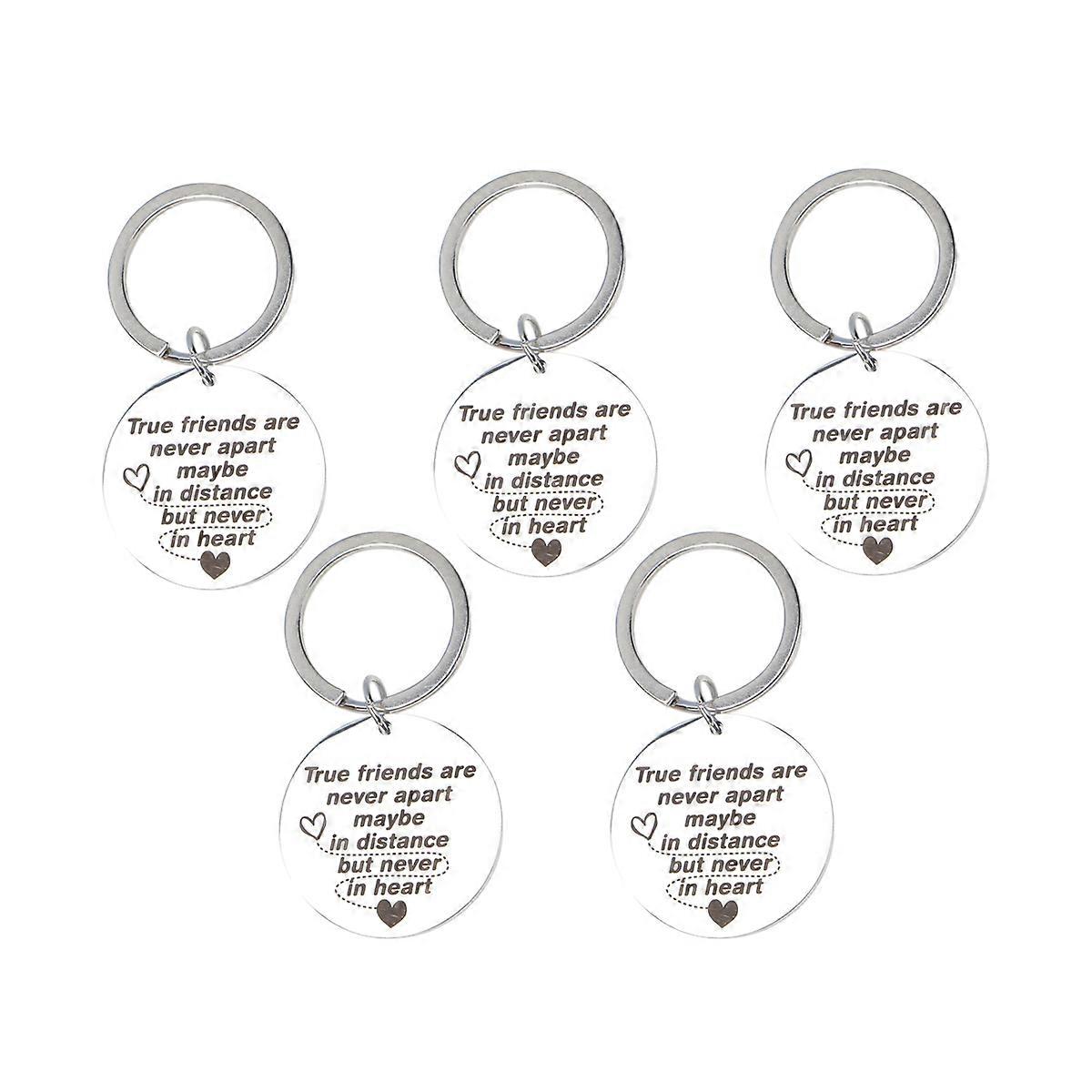 Keychain Women Creative Key Holder Backpack Accessory 1.2 1.2 0.1in 5Pcs