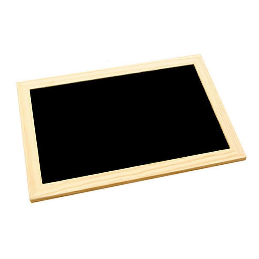 Erasable Message Board Chalkboard Black Single-Sided 30x20cm Office Use 1Pack