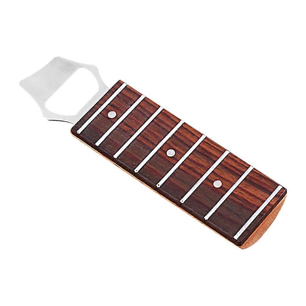 Guitar Shaped Bottle Opener Ergonomic Non-Slip Design for Music Lovers Home Use 14.6X3.8CM 1Set
