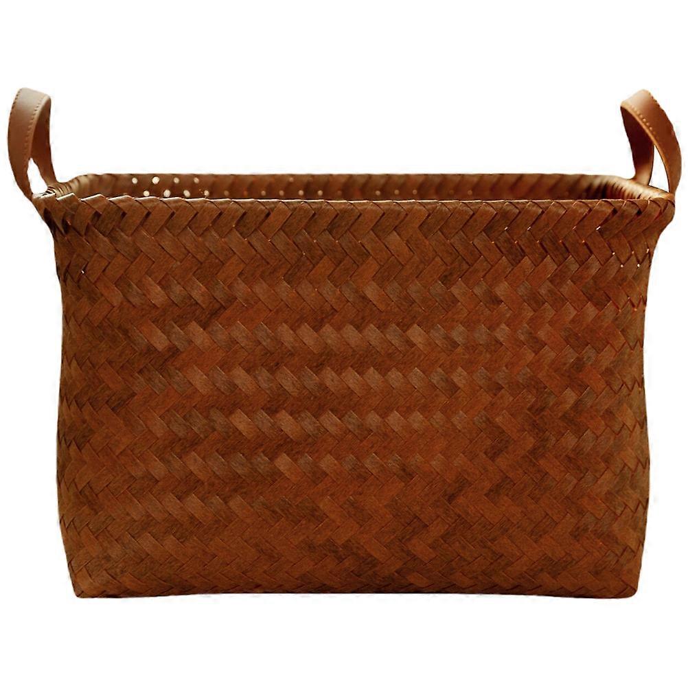 Bedside Basket Toy Storage Basket Pastoral Style Families PP Portable 1Set